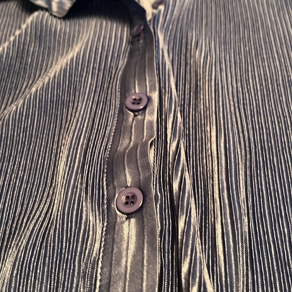 WOMENS BELTED SILKY DRESS BY LYANER. NWOT. SIZE L - Picture 9 of 9